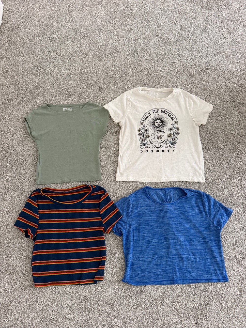 Tee - Casual Crop Tops bundle